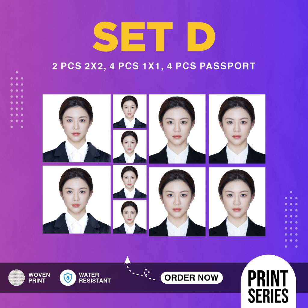 Id Picture 1x1 15 2x2 And Passport Size Change Attire Photo Printing