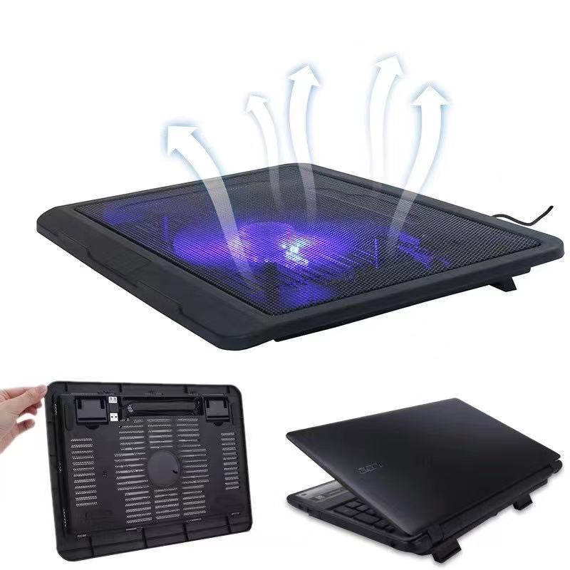 Laptop Cooler Laptop Stand USB LED Light 13inch Laptop Cooling Cooler ...