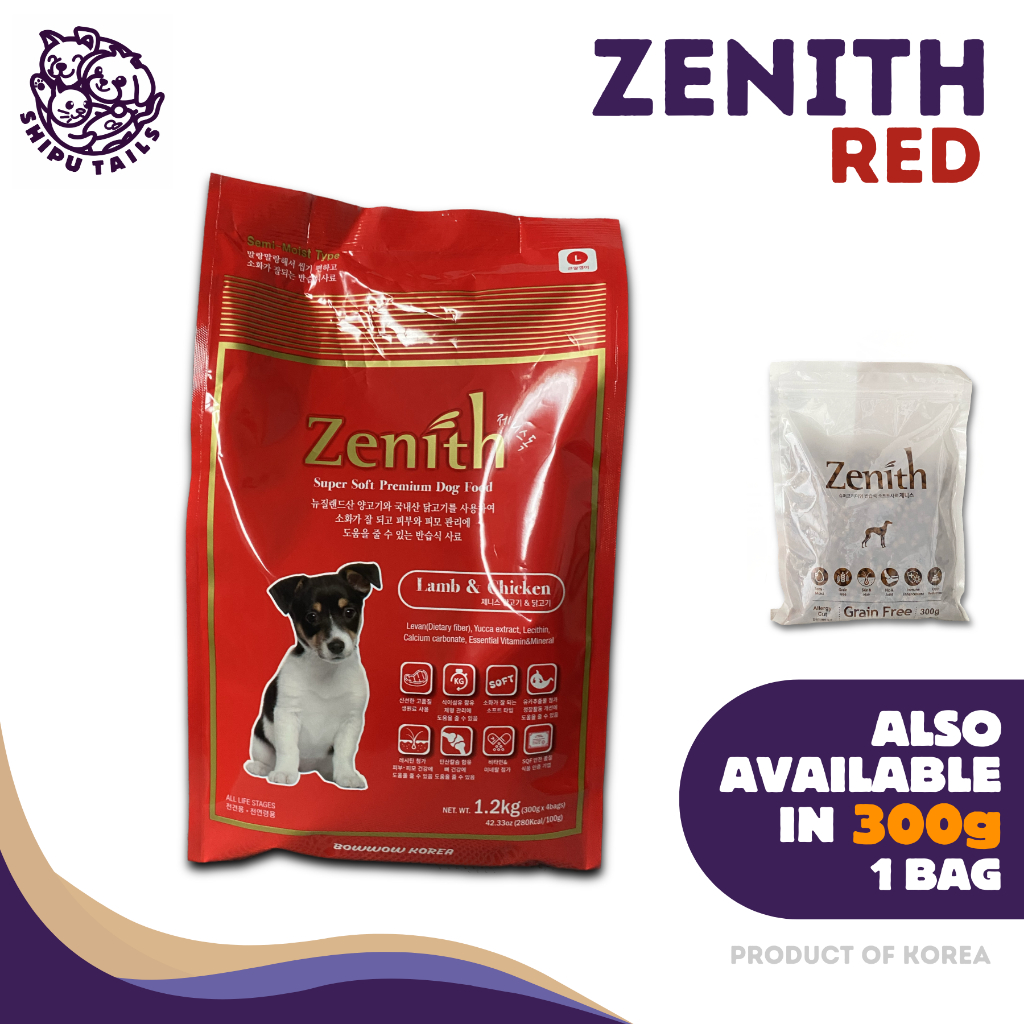 Zenith Dog Food Soft Kibble Premium Grain Free KG Adult