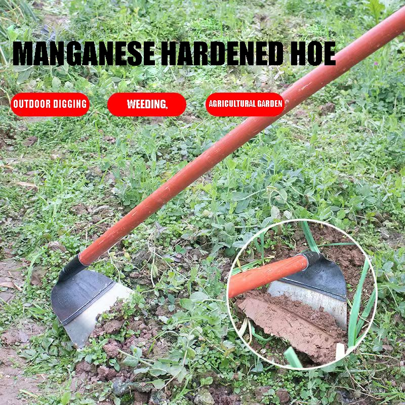 Eco Garden Hollow Hoe Tool Steel Hardened Gardening Shovel Weeding Rake