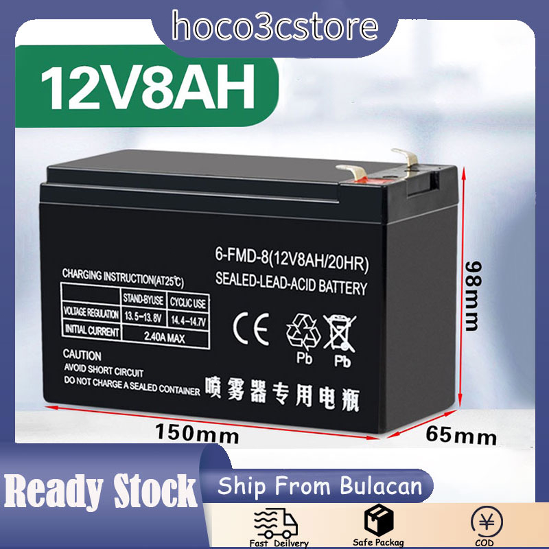 12v 8ah20hr Storage Battery Ups Battery 12v 8ah 20hr 12 Volts 8 Ampere Rechargeable Valve 3925