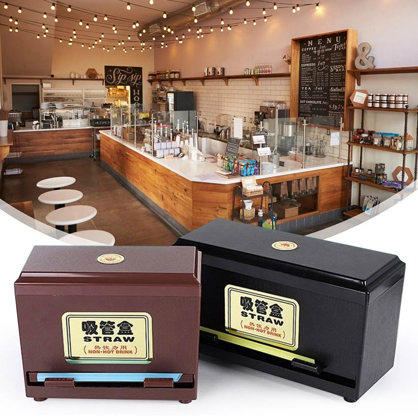 Edge Plastic Straw Dispenser Straw, Chopsticks, Pen Container Holder