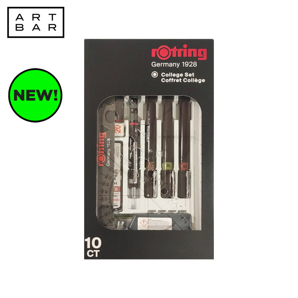Rotring Technical Pen College Set Art Bar Shopee Philippines