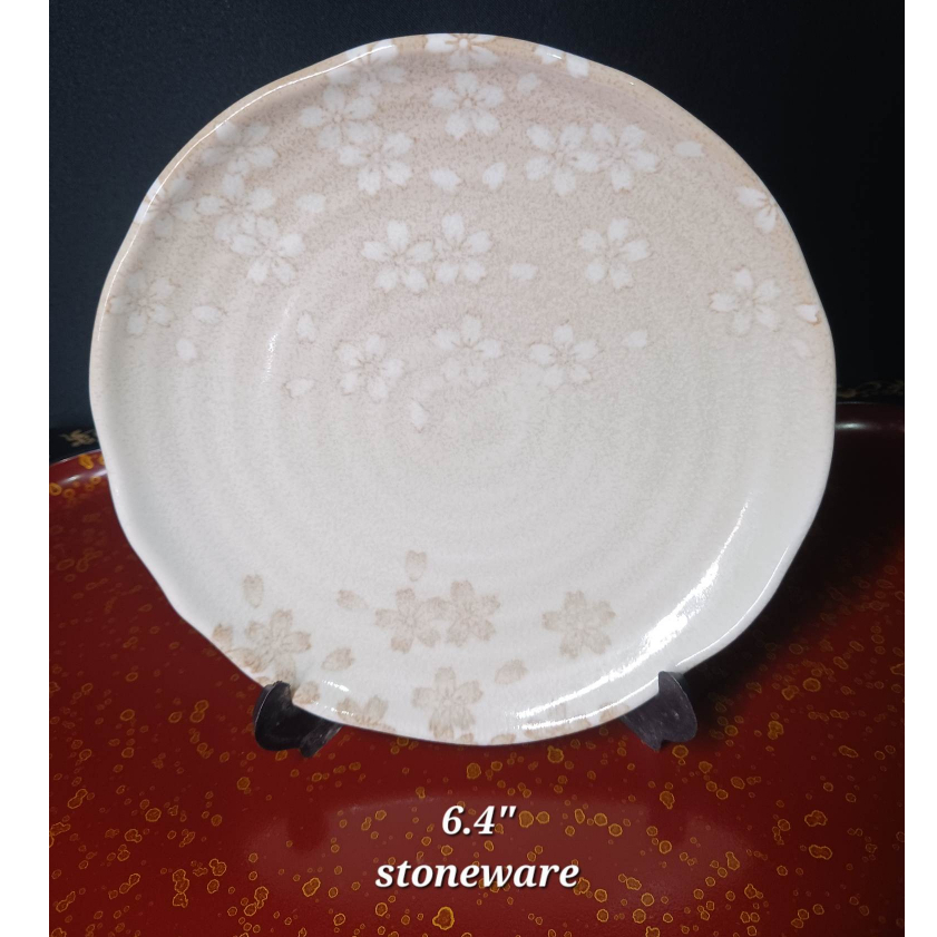 stoneware/ microwave dishwasher safe/ platitos /saucer bread plates