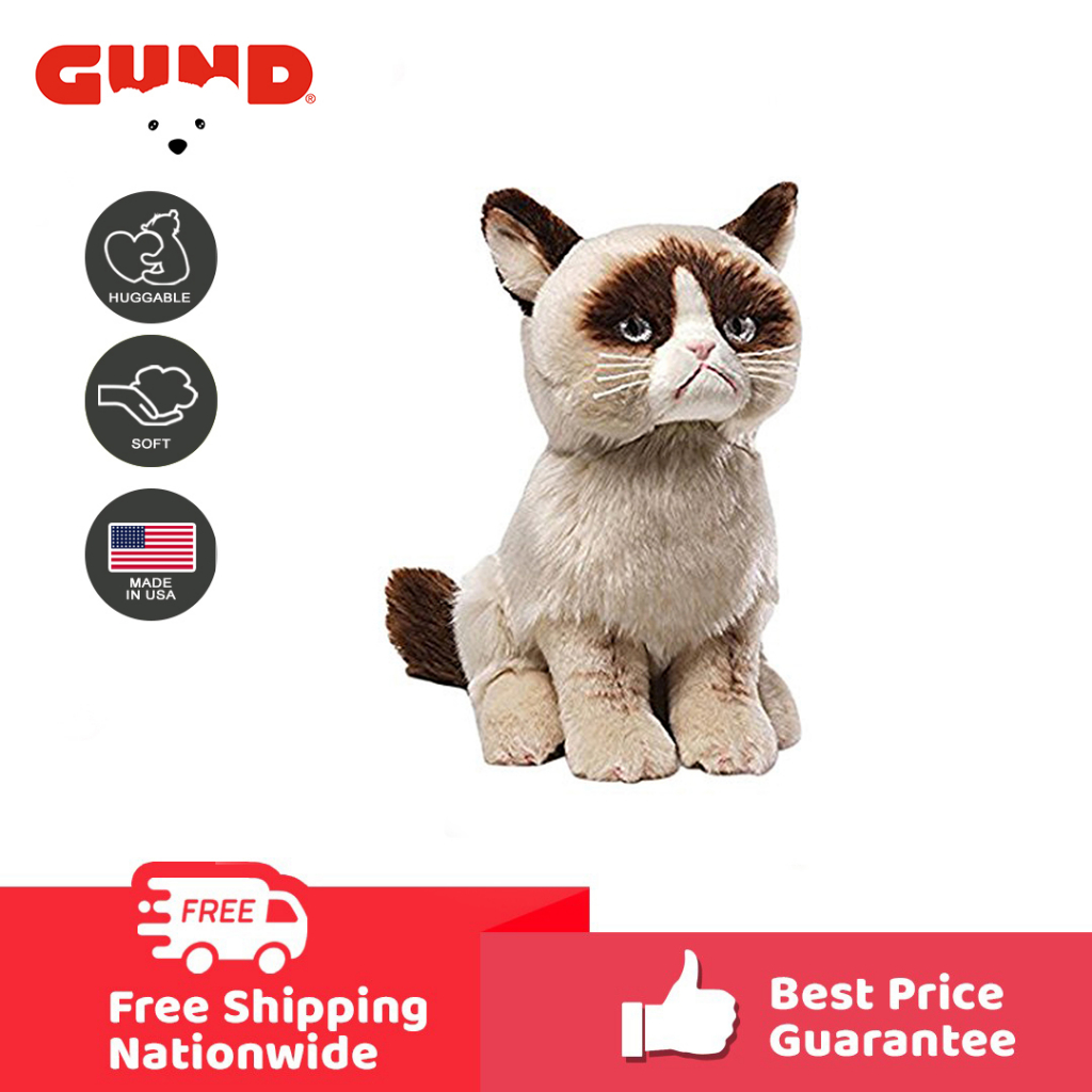 Gund Original Grumpy Cat 9 Inch Plush Stuffed Animal Toy Shopee Philippines