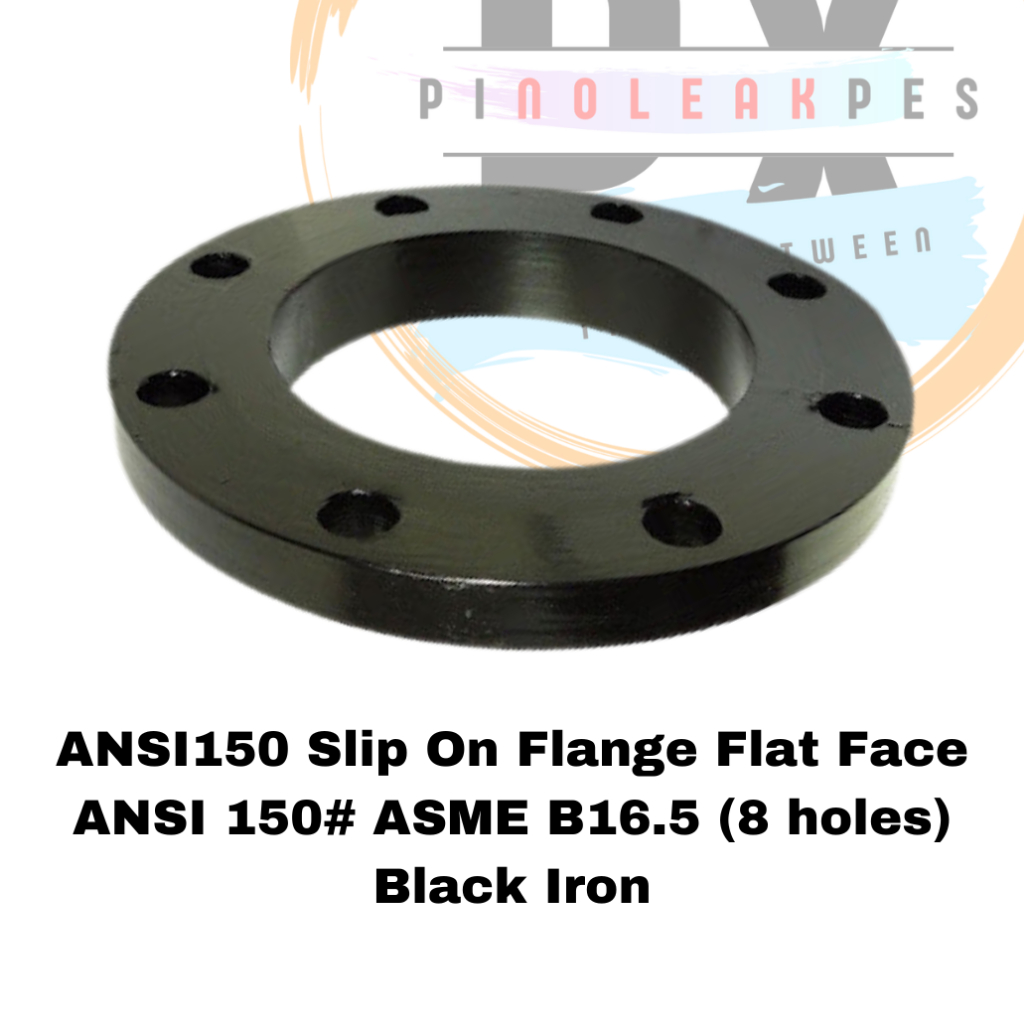 Ansi150 Slip On Flange Flat Face Ansi 150 Asme B165 8 Holes Black Iron Shopee Philippines 4841