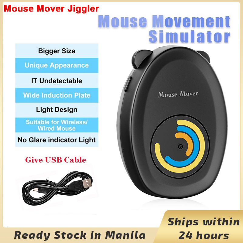 （READY）USB Port Mouse Mover,Undetectable Mouse Jiggler, driverless