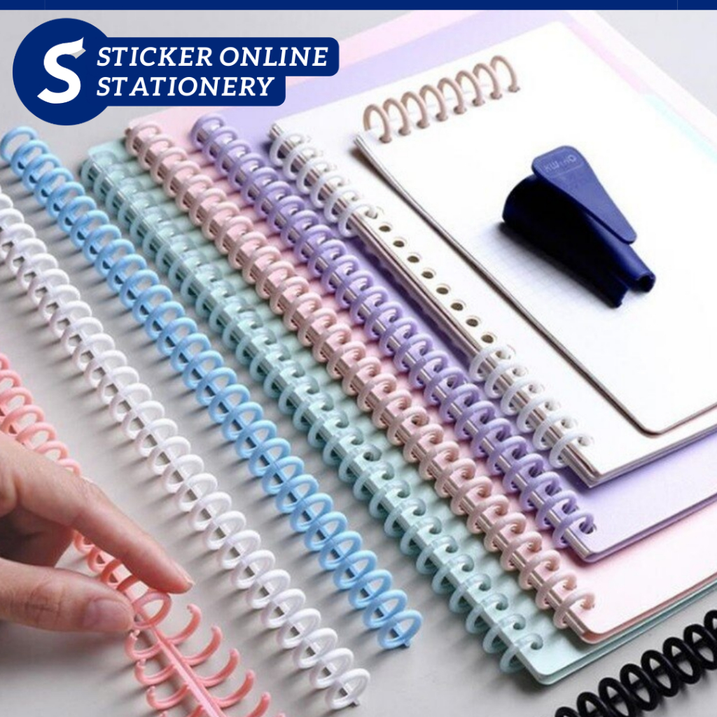 5pcs 30 Holes LooseLeaf Plastic Binding Ring for A4 A5 A6 A7 B5 DIY