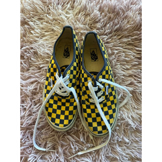 Mustard check vans sales
