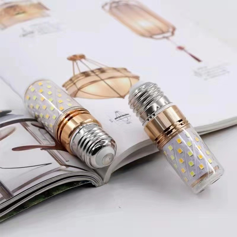 12W watts Tricolor LED Bulb E27 E14 Socket LED Corn Bulb Color
