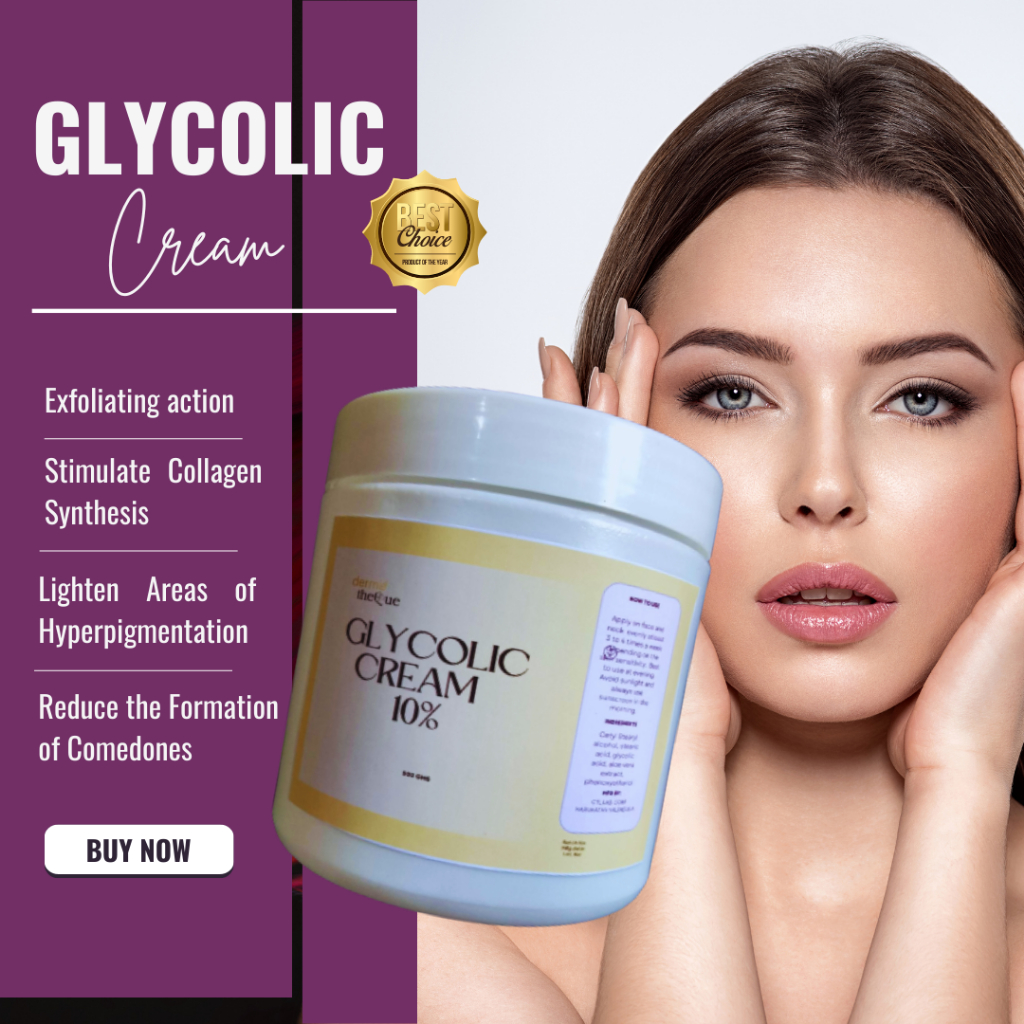 Glycolic Cream 10 Skin Renewal Exfoliation Acne Treatment Shopee