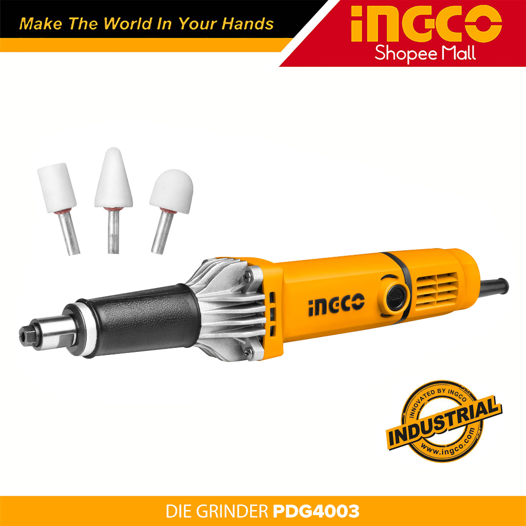 Ingco Industrial Electric Die Grinder 400W with Variable Speed PDG4003