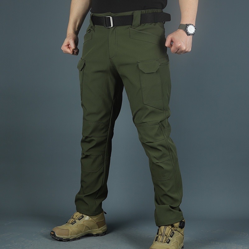 Mens Flex Ripstop Tactical Pants IX9 Combat Stretch Trousers Waterproof ...