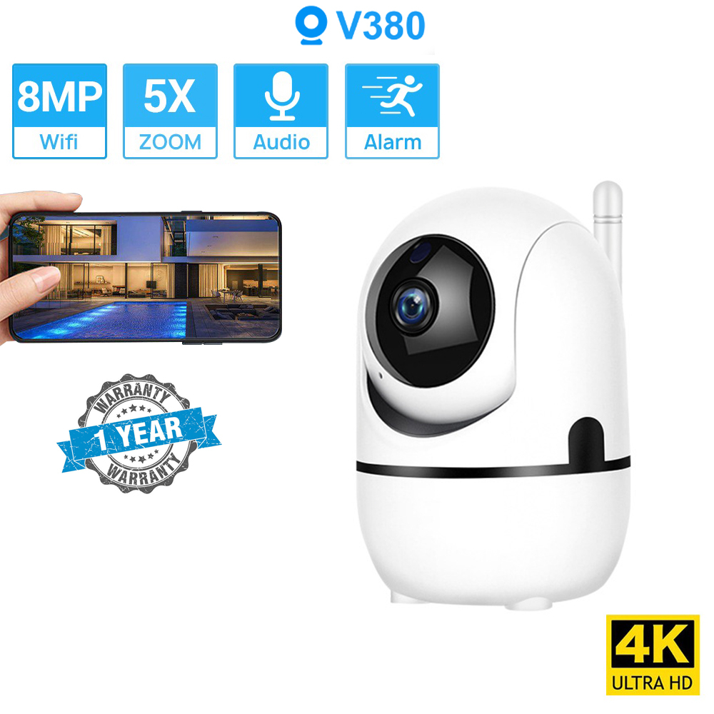 V380 Q10 Cctv Camera 3mp Hd Home Ip Smart Wifi Connect To Cellphone 