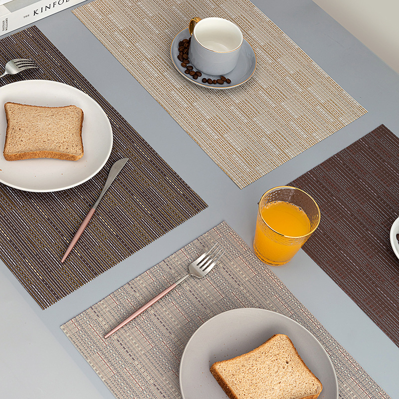 Placemats Japanesestyle Waterproof OilProof HeatResistant Dining