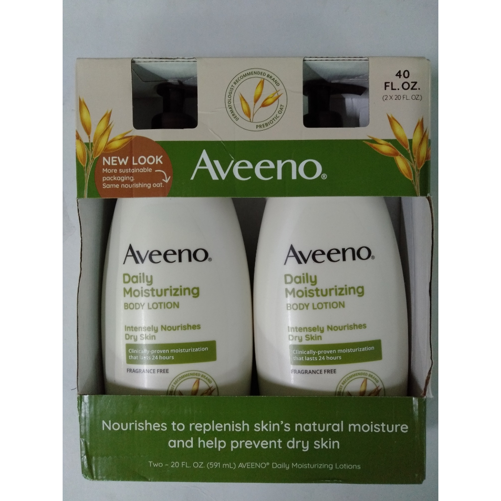 Aveeno Daily Moisturizing Lotion 591 ml. Moisturizer 20 fl oz Authentic Shopee Philippines