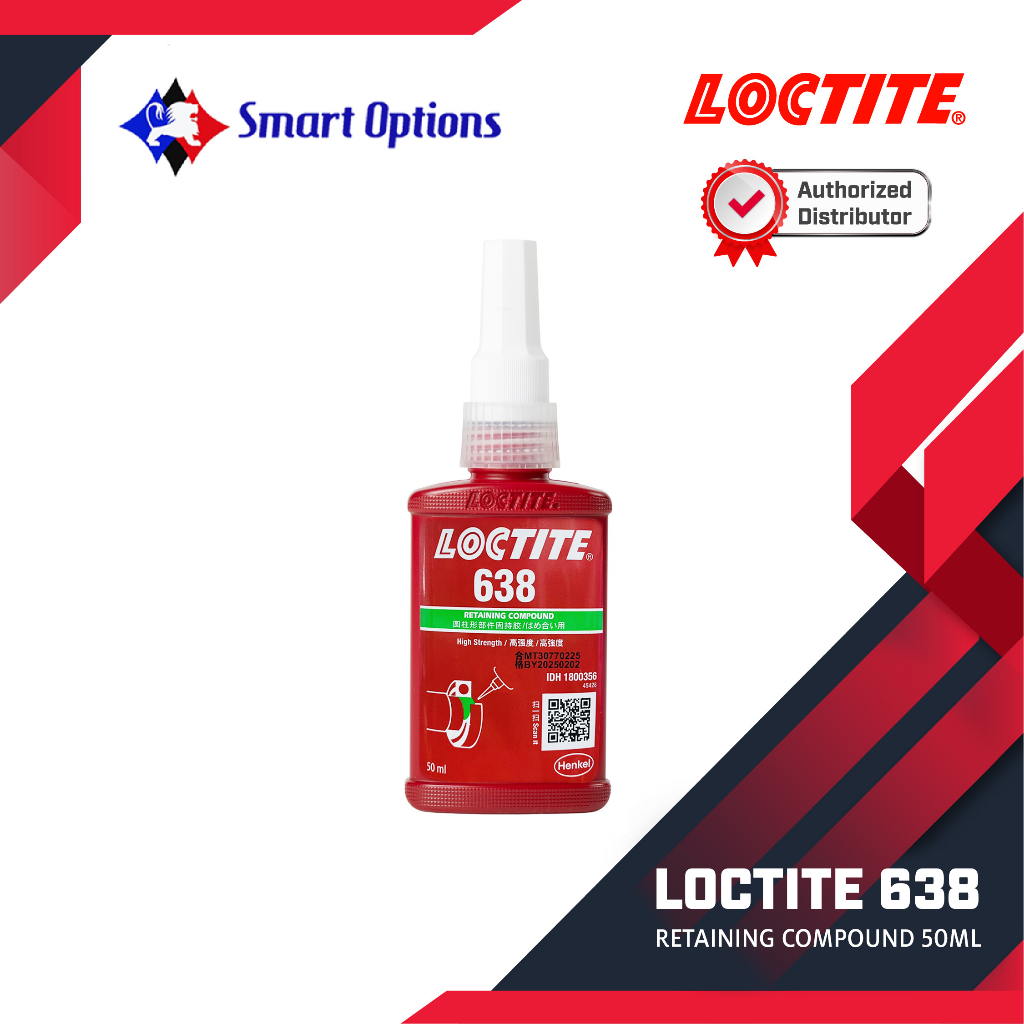 LOCTITE 638 RETAINING COMPOUND HIGH STRENGTH 50ML Shopee Philippines