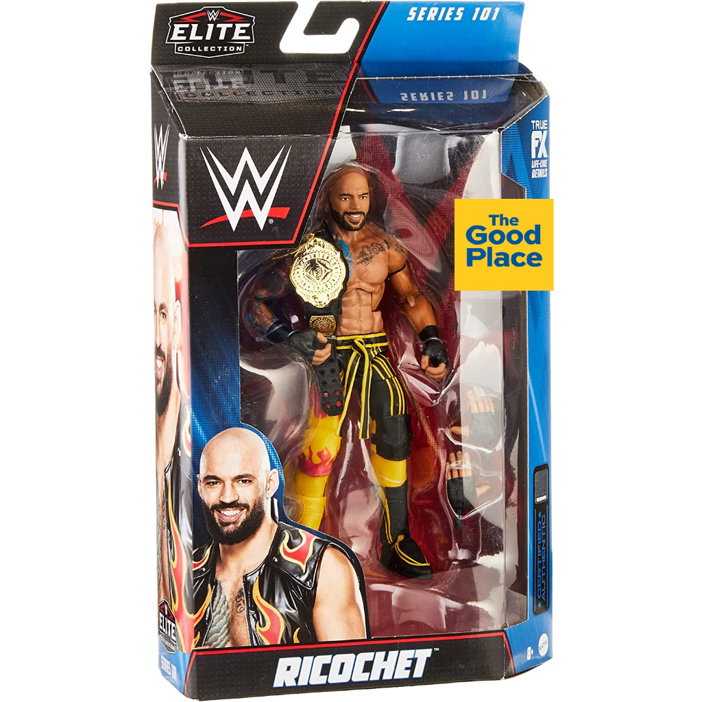 MATTEL WWE Elite Collection Series 101 Ricochet Figure, Deluxe ...