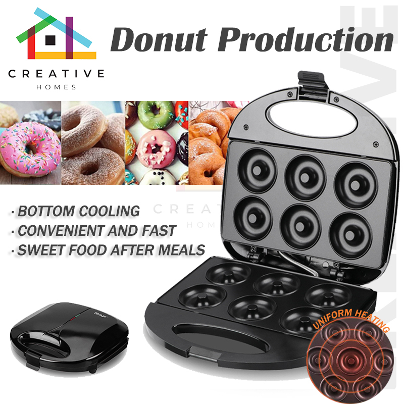 Mini Donut Maker Machine,850W Electric Doughnut Maker,NonStick Pan