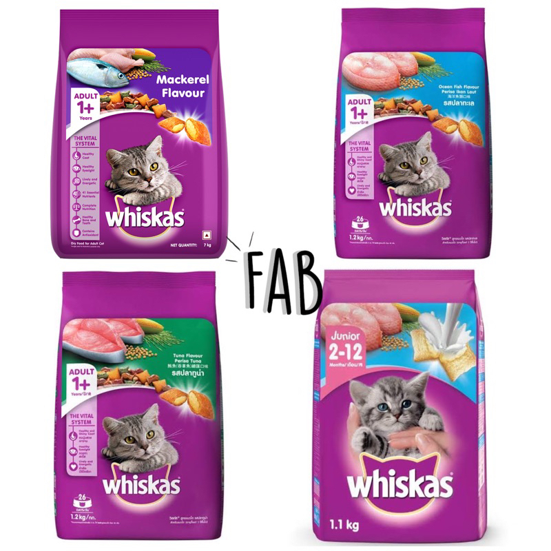 Whiskas Kitten/Adult Dry Cat Food 1KG PACK Shopee Philippines