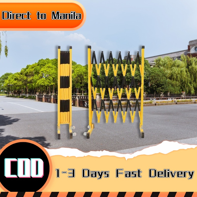Street traffic barrier movable fiberglass telescopic guardrail safety