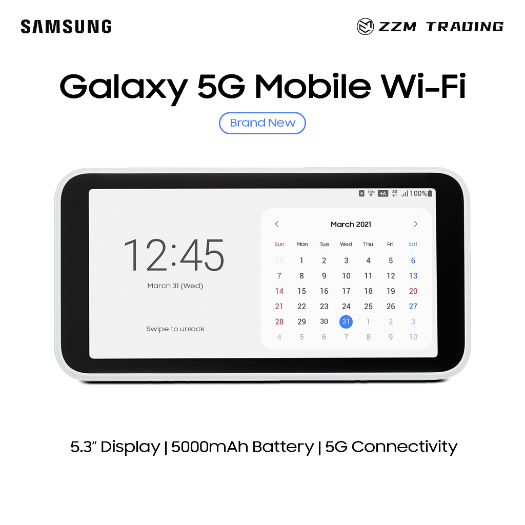 Galaxy 5G Mobile Wi-Fi SCR01 ZZM Trading