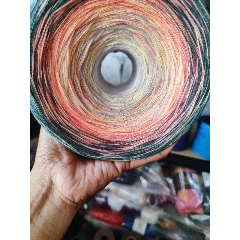 sale yarn 8ply fine cotton gradient | Shopee Philippines