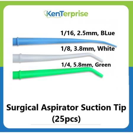 Dental Suction Dental Surgical Aspirator Tips Tube 25Pcs | Shopee ...
