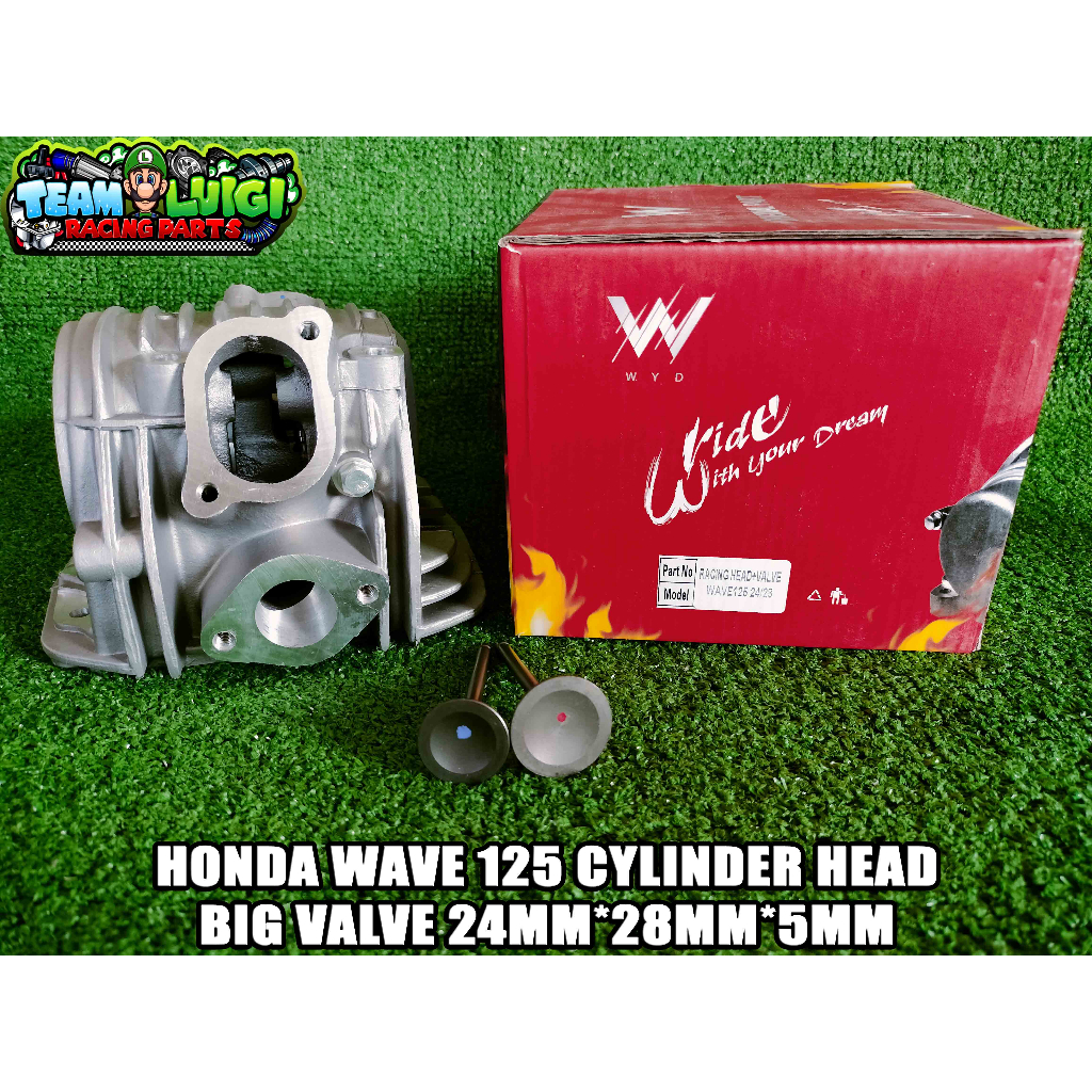 WYD HONDA WAVE 125 CYLINDER HEAD BIG VALVE 24MM*28MM Shopee Philippines