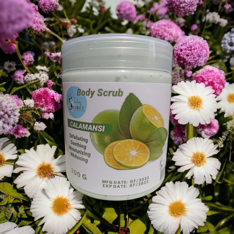 LHEY SECRET BODY CALAMANSI SCRUB WITH MENTHOL 200g. | Shopee Philippines