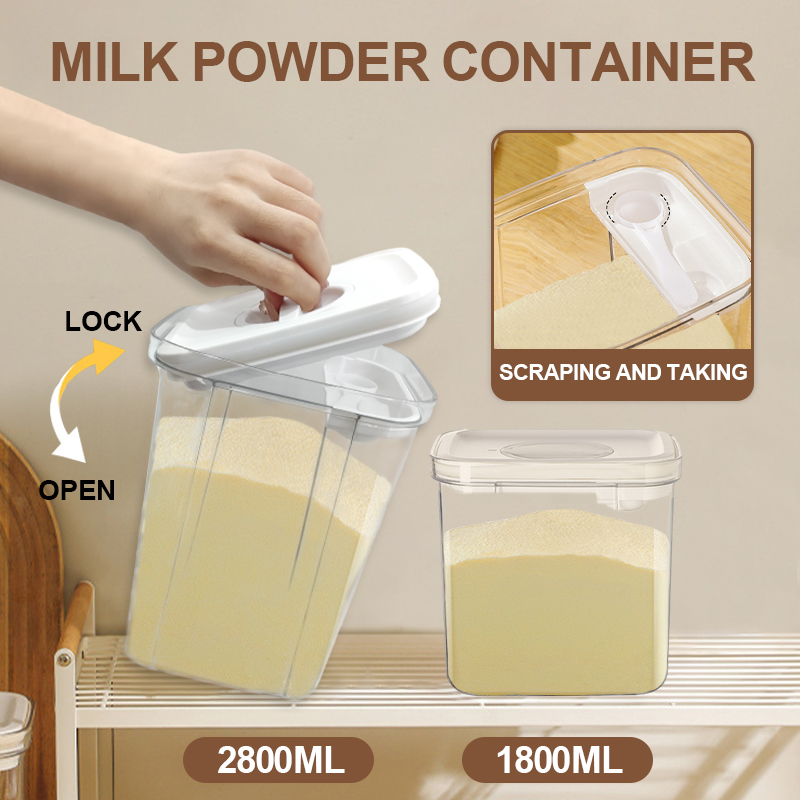 Air Tight Milk Powder Container Milk Storage Container Vacuum Moisture ...