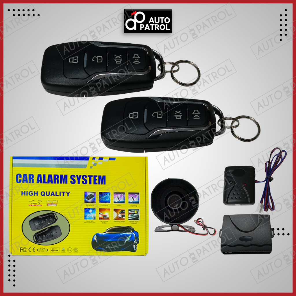 Universal Car Alarm Remote AntiTheft Door Lock System (AP 30) Shopee