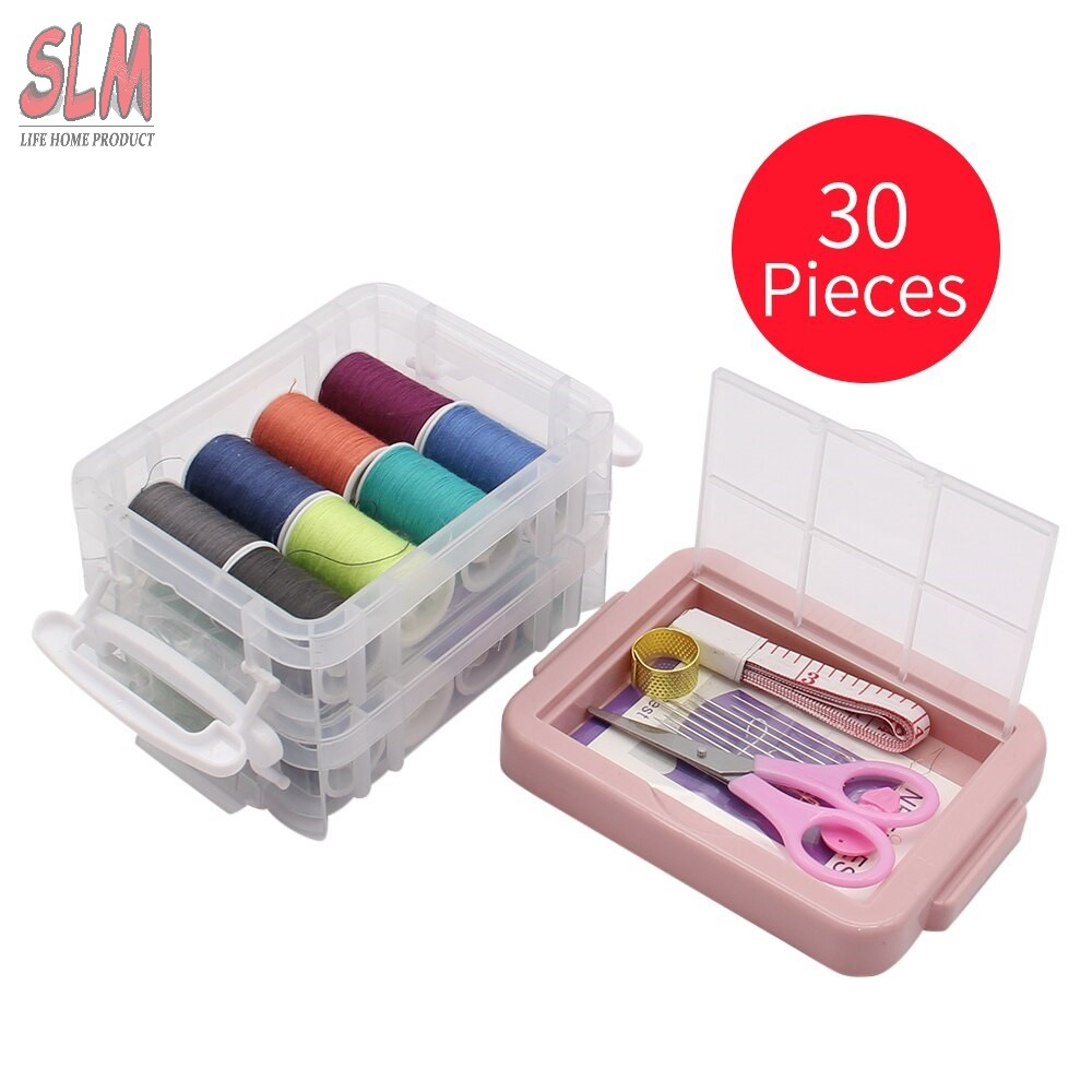 SLM Sewing Kit Box Set Small Household Sewing Tools Portable Sewing Kit