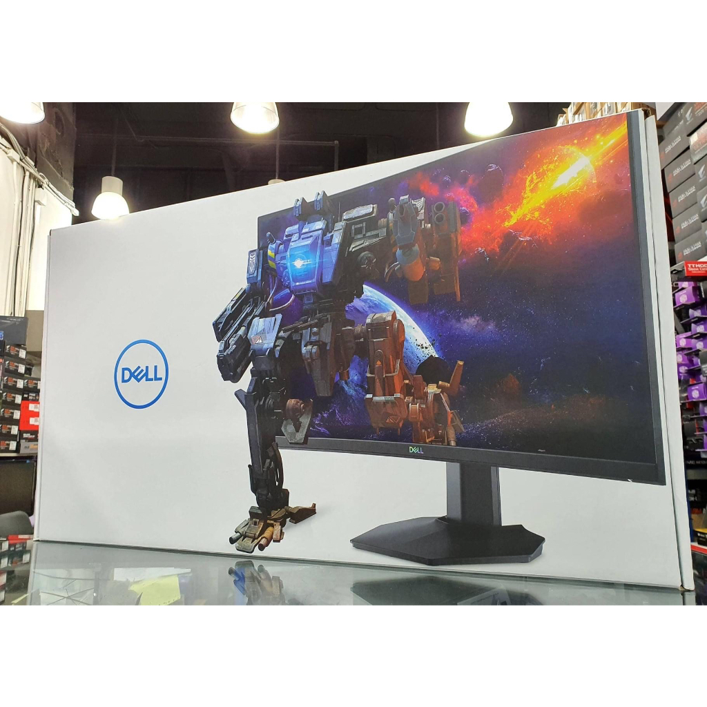 Dell S2721HGF 27 Inch Full HD (1920x1080) 1500R Curved Gaming Monitor, Black