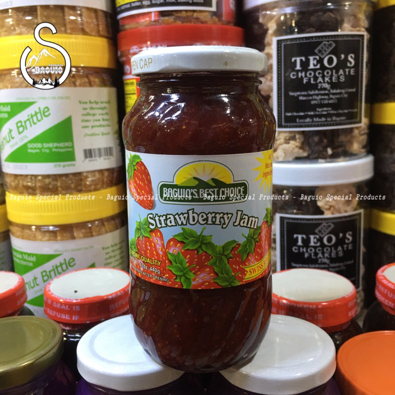Best Strawberry Jam 440g Baguio Products (COD) Shopee Philippines