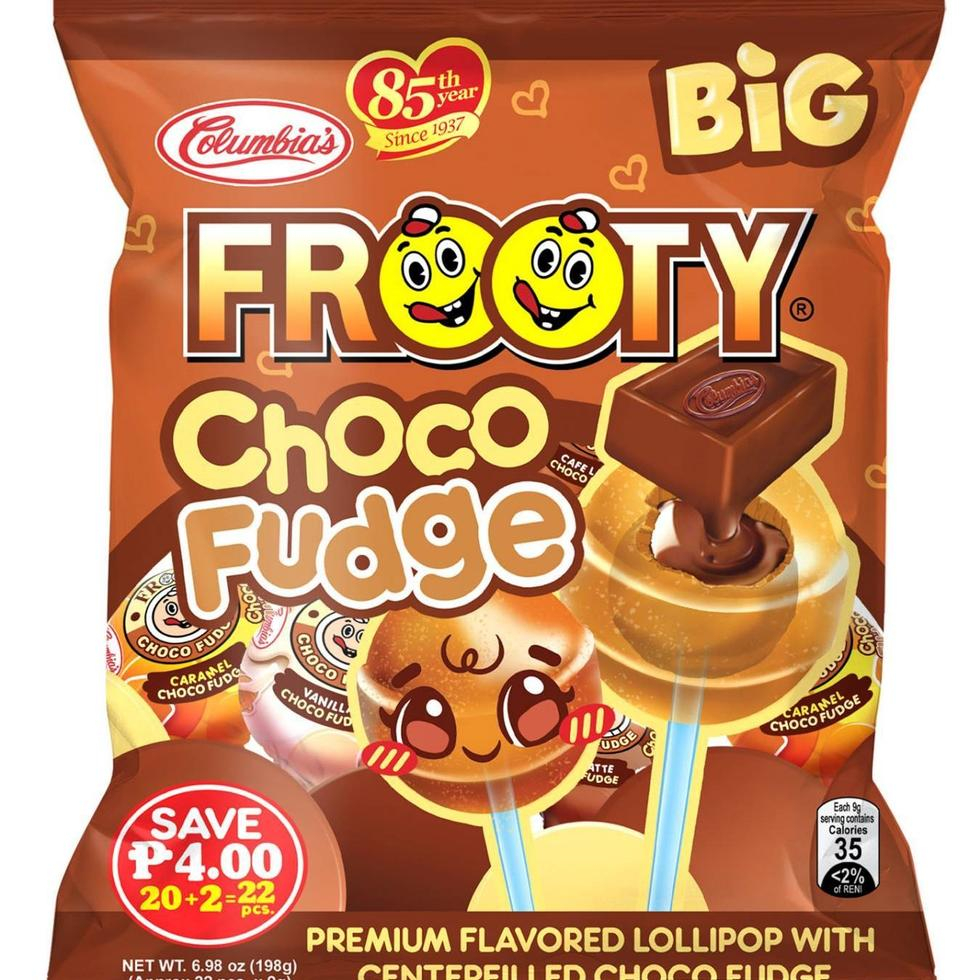 Frooty Big Choco Fudge Lollipop Shopee Philippines