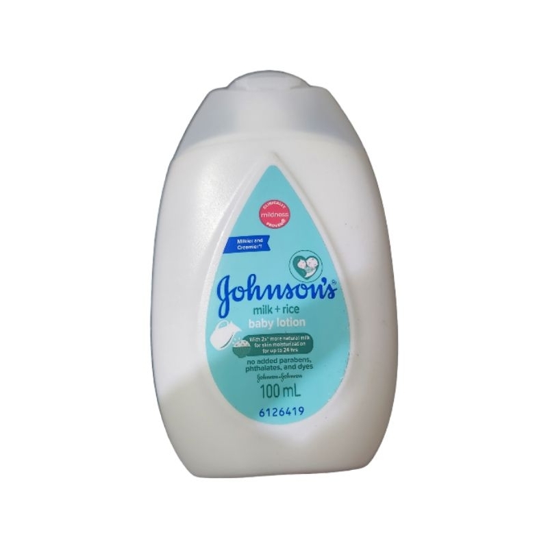 johnsons baby lotion milk+rice 100ml Shopee Philippines