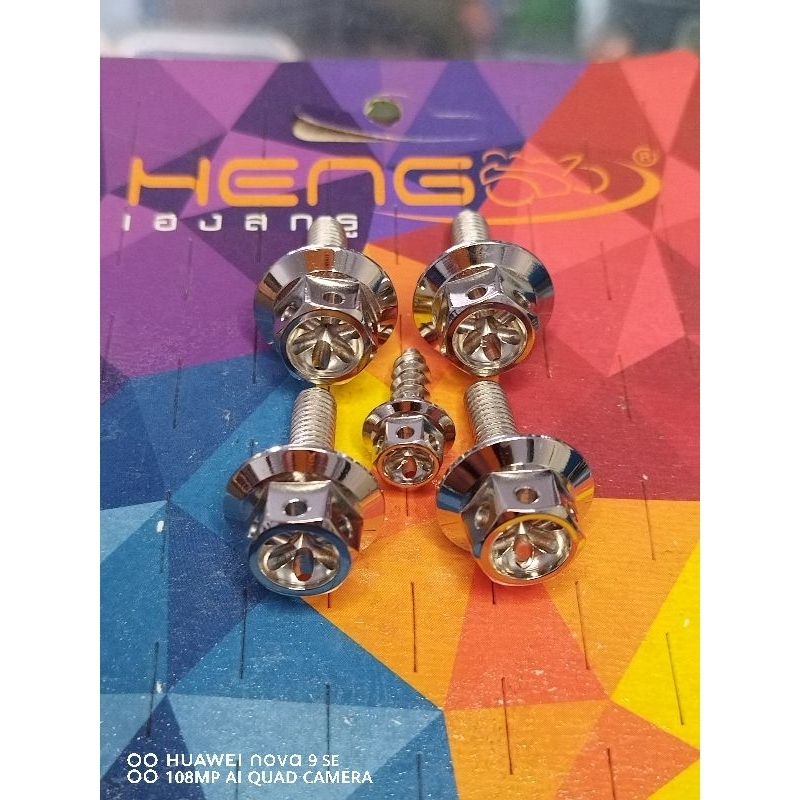 HENG FOOTBOARD BOLTS SET MIO I125, GT 125, SOULTY Shopee Philippines