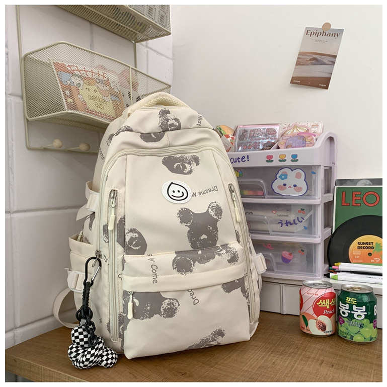 School Bag for Girl Backpack Large capacity High School Student Bookbag