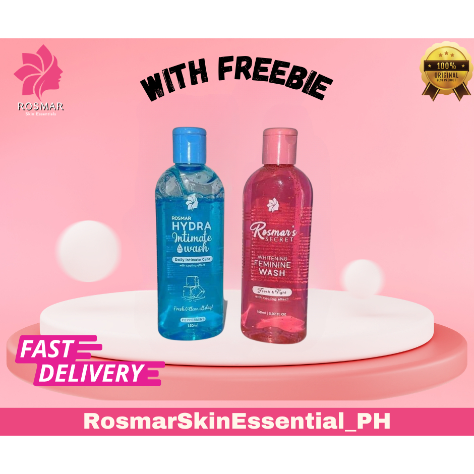 ROSMAR'S SECRET FEMININE WASH & HYDRA INTIMATE WASH [ Whitening