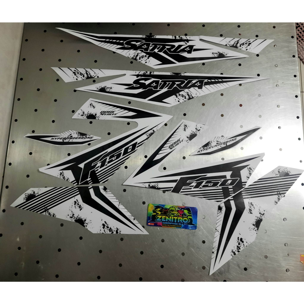TRANSPARENT SATRIA F150 DECALS FOR RAIDER R150FI (ZENITRO GRAPHICS ...