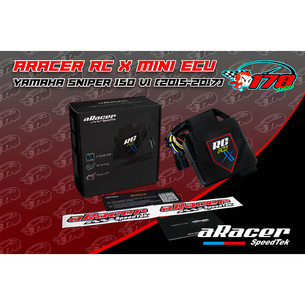 Aracer RC X mini ecu sniper 150 v1 2015-2017 | Shopee Philippines