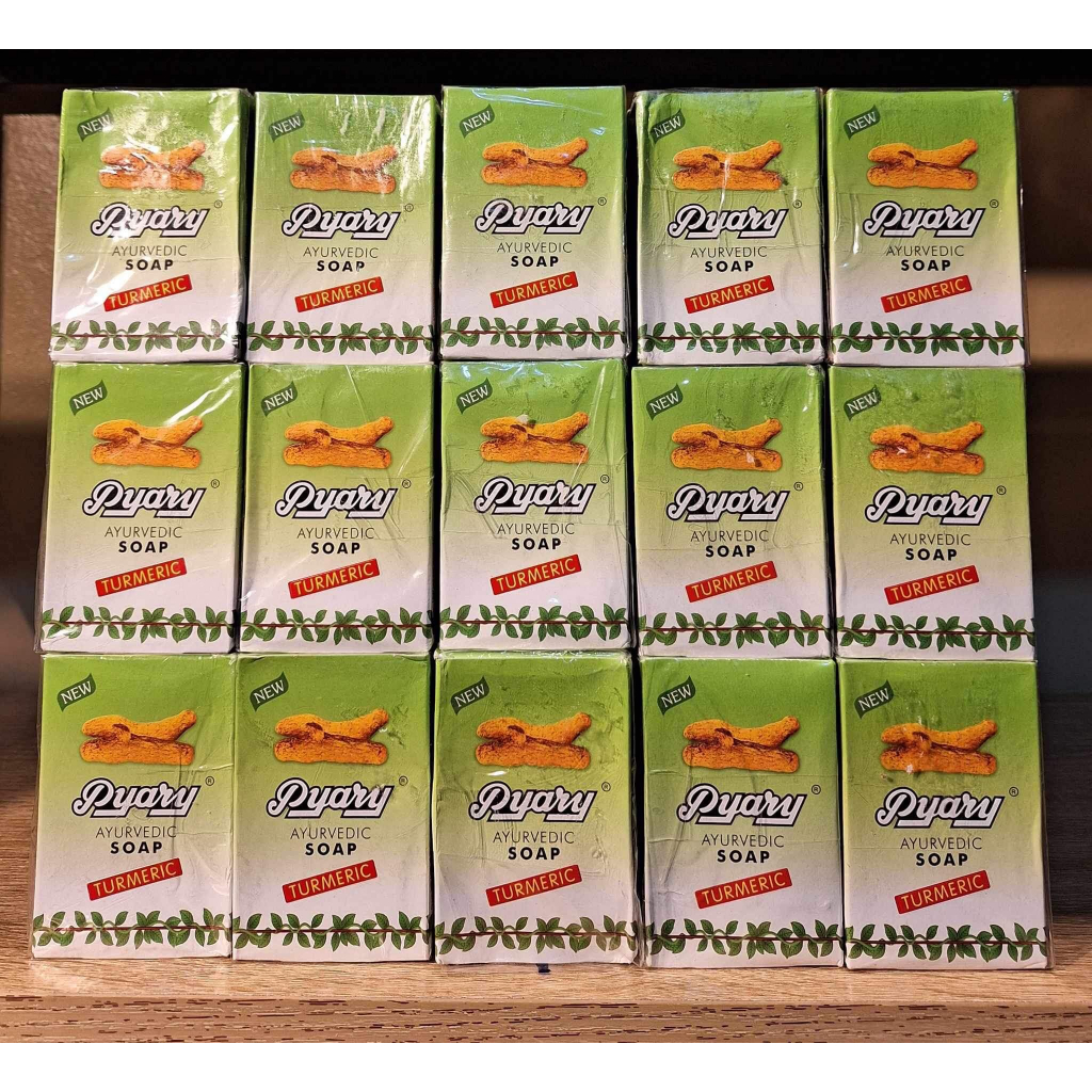 100 Authentic Pyary Turmeric Whitening /Anti Aging/Anti Acne Soap 75g