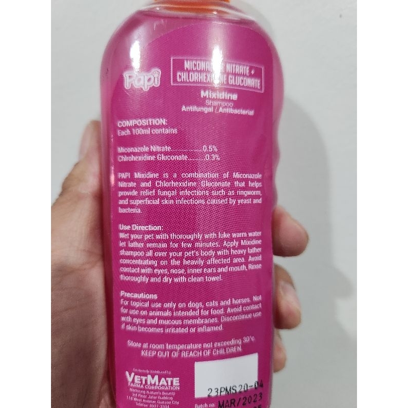 MICONAZOLE + CHLORHEXIDINE (Mixidine Shampoo 250ml) | Shopee Philippines