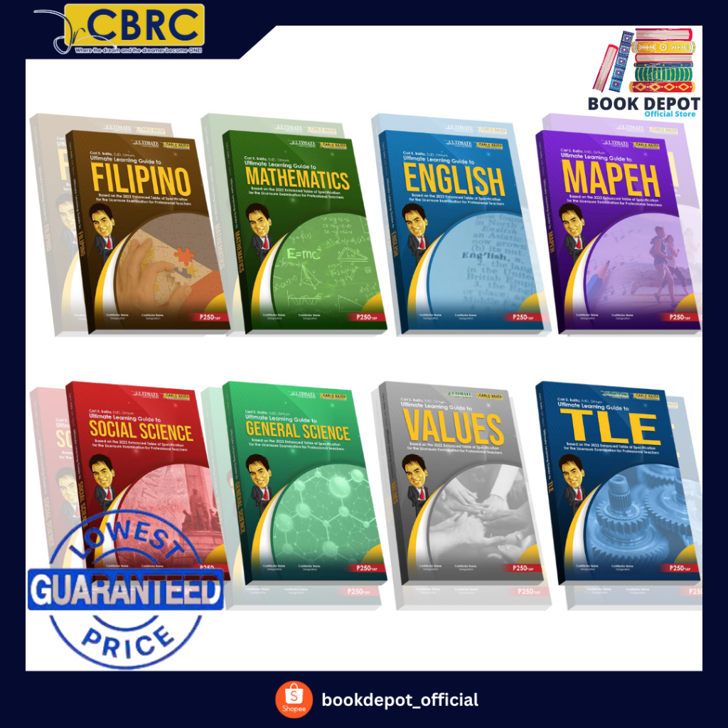 [Ready Stock] CBRC New Majorship Books (2023 Edition) LET Reviewer ...