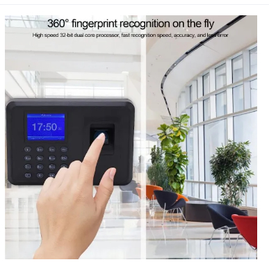 BIOMETRIC PASSWORD ATTENDANCE MACHINE FINGERPRINT INTELLIGENT EMPLOYEE ...