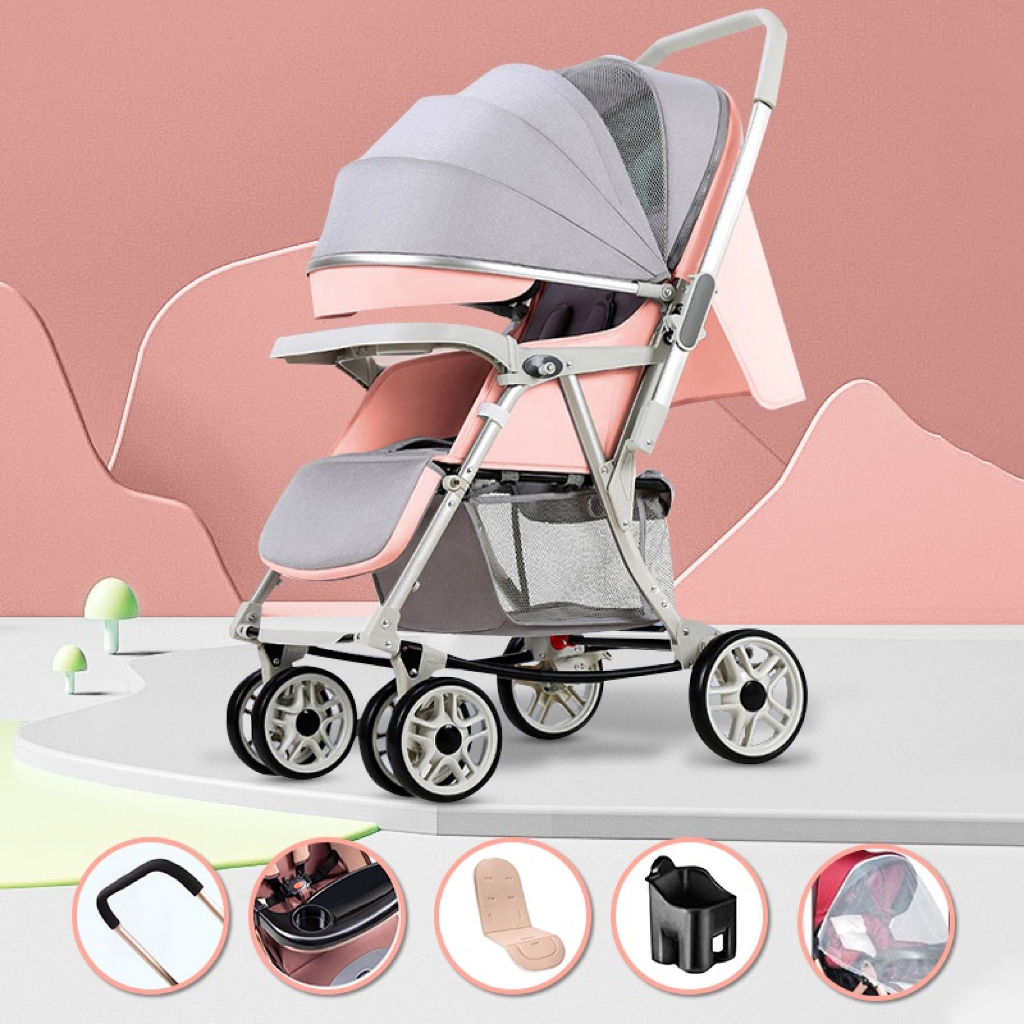 Stroller For Baby Foldable baby Male infant/Female baby Bi-directional ...