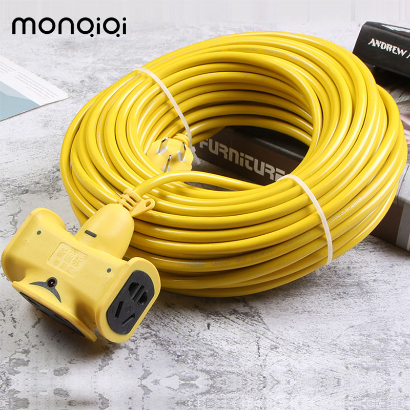 Extension Cord Extralong Plugin Strip 10M/20M/30M Electric Vehicle