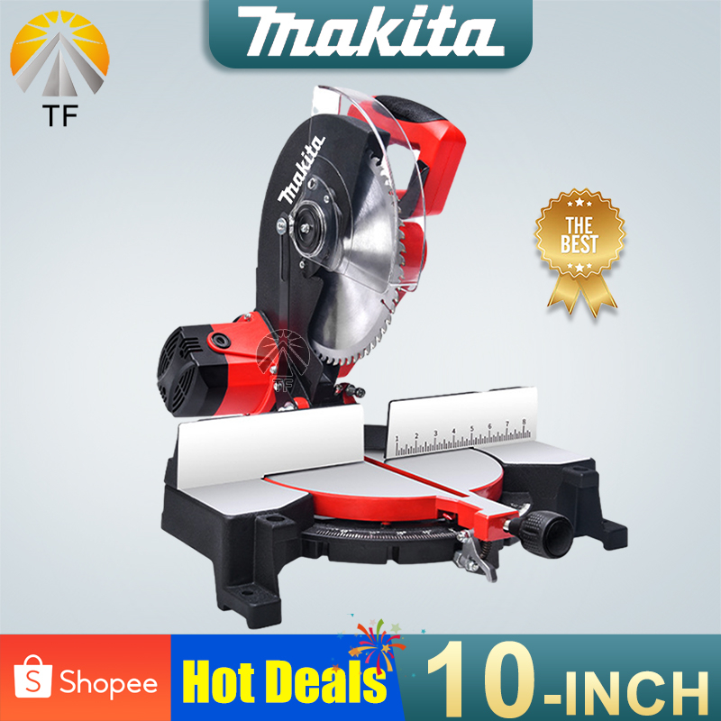 Makita 10 Inch Miter Saw Aluminum Cutter Corded 45 Degrees Bevel