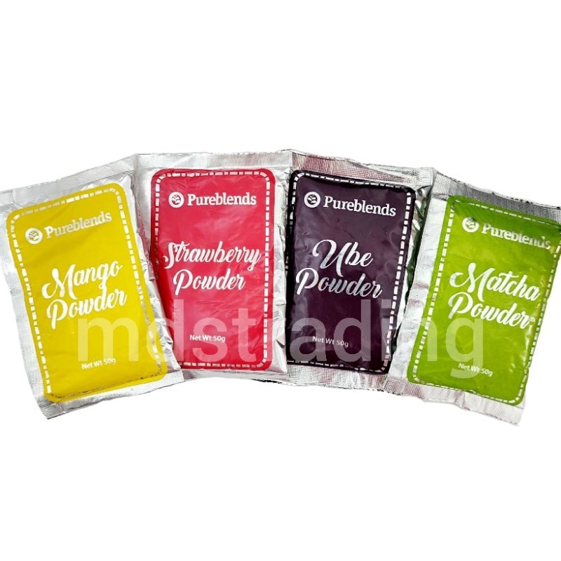 Pureblends Powder Flavors Ube Matcha Caramel 50g | Shopee Philippines